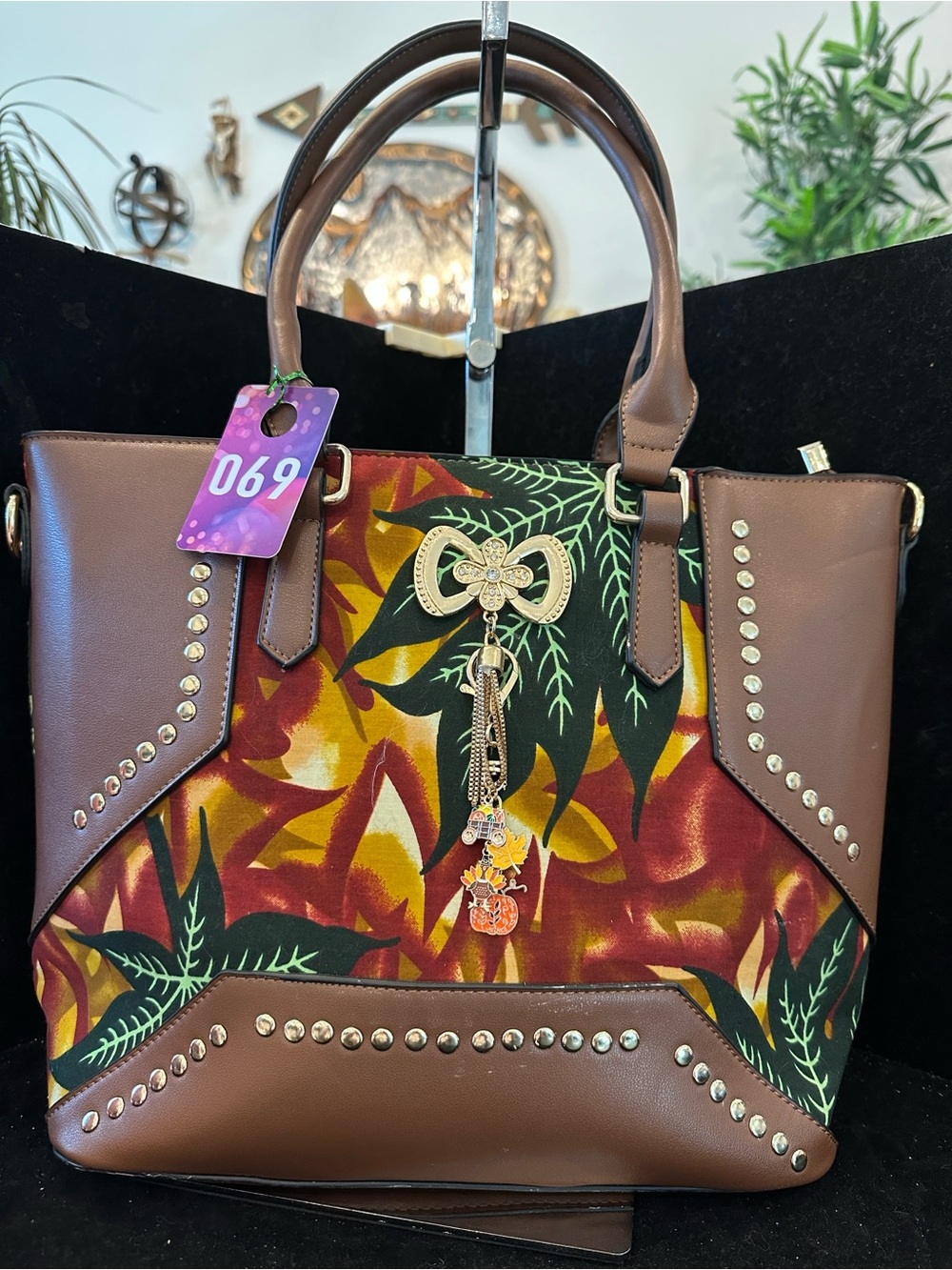 Fall tote #069 Happy Fall y’all  Bag🍁🍂🍁🍃
